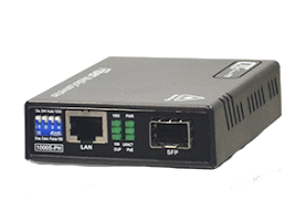 Effizientere Netzwerke durch SFP zu PoE+ Media Converter PMC-1000S