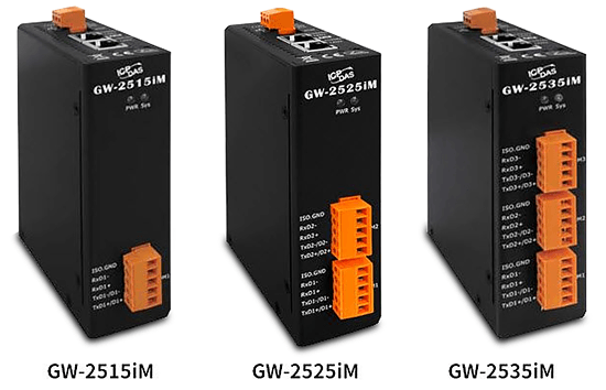 Sicherheits- und Kommunikationsfunktionen der ICP DAS GW-2500iM Serie
