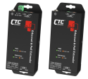 Ethernet und PoE Extender IEXT-101-Ph verfügt über 10/100 Base-TX LAN, UTP Anschlüsse, bis 30 Watt PoE, bis 800 m Signalweg