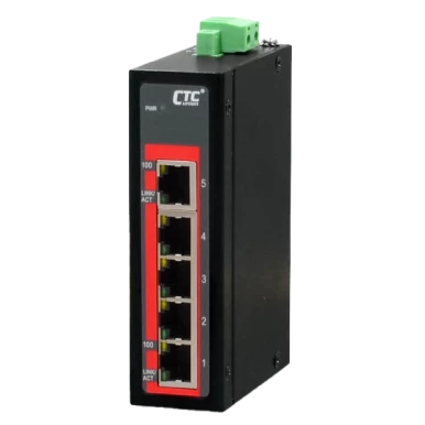 IFS-500C: Kompakter Industrie Fast-Ethernet Switch