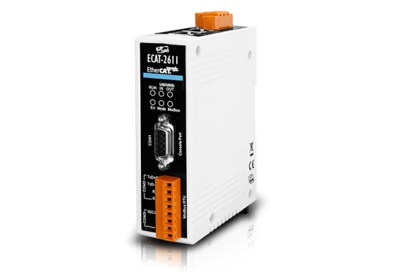 Verbinden Sie EtherCAT und Modbus RTU Netzwerke mit Hilfe des ECAT-2611 Gateways