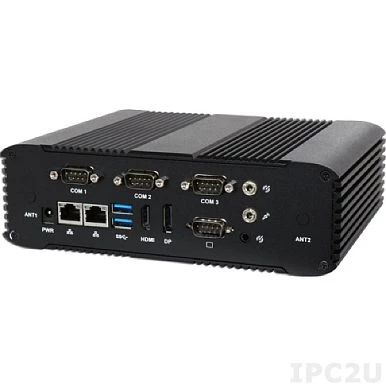Lüfterloser Mini PC mit COM-Ports im ETX-Format