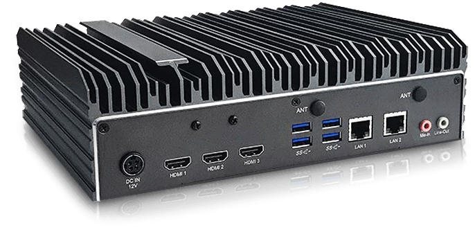 Hochleistungs-Digital Signage-Player NDiS B560 von Nexcom für Werbe- und Informationstafeln 