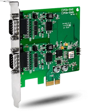 PCI Express card PCIe-S142i with two isolated RS-422/485