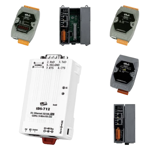 ICP DAS Serial-to-Ethernet Geräteserver