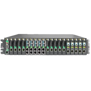 Voll flexible Multi-Service Chassis Platform FRM220 aufgrund von Modulbauweise