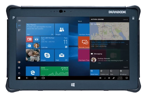 Präzise Positionsbestimmung unter allen Bedingungen: das Durabook R11