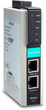 MGate 5217 gateway converts Modbus to BACnet/IP