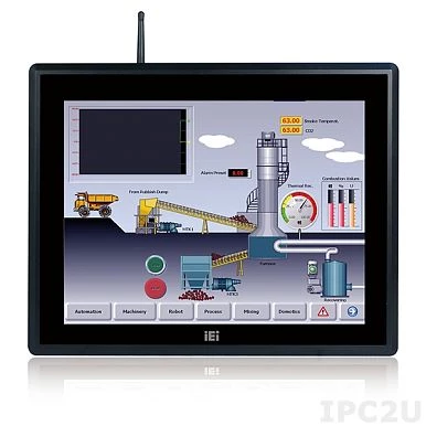 12” Panel PC IOVU-12F-AD-R10 mit zahlreichen Schnittstellen