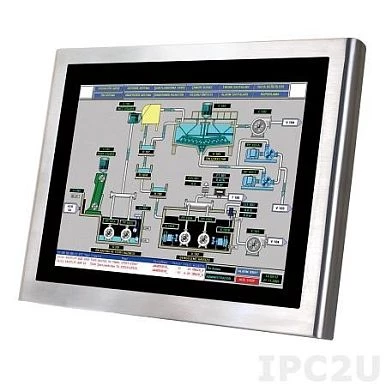 15“ PCAP Panel PC im Edelstahlgehäuse mit IP69K Zertifizierung