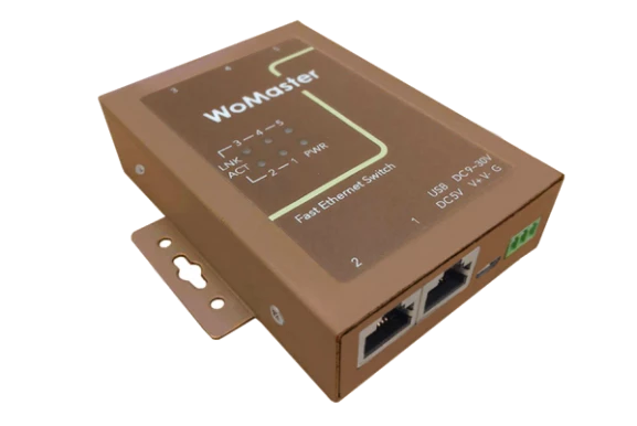 WoMaster DS105: Energieeffizienter Ethernet Switch für komplexe IT-Systeme