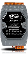 GW-7828 - Modbus RTU Slave to M-Bus Master gateway