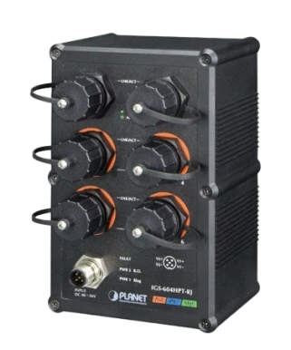 Neuer DIN-Schienen Managed Switche IGS-604HPT-RJ von PLANET