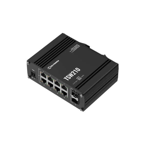 Industrieller Ethernet Switch für Solarparks: Gigabit und Glasfaser mit dem Teltonika TSW210