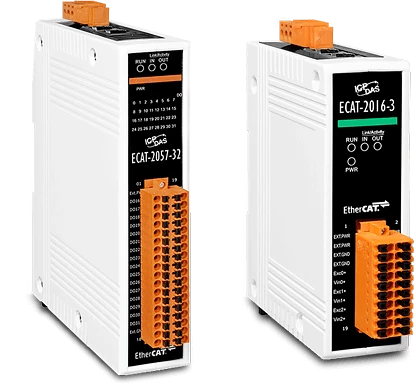 New models in the EtherCAT series: ECAT-2016-3 and ECAT-2057-32 modules