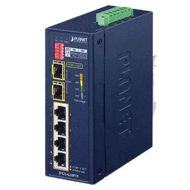Neuvorstellung: PLANET launcht die Industrie-Switches IFGS-624PTF, IFGS-620TF und IFGS-1222TF