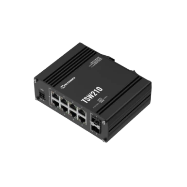 Teltonika TSW210: Gigabit Ethernet und Glasfaser für Photovoltaikanlagen