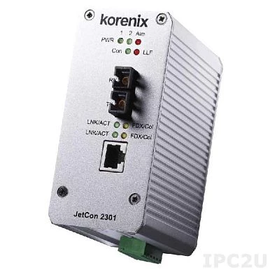IPC2U informiert: Fast Ethernet to Fiber Media Converter JetCon 2301