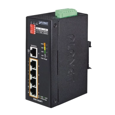 PLANET stellt neuen DIN‑Rail Managed Switch ISW‑504PT vor