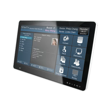 Medical Panel PC im schlanken Design mit DDR4 und Skylake